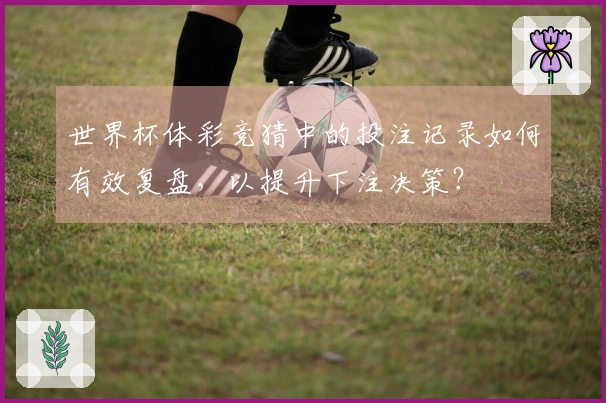 世界杯体彩竞猜中的投注记录如何有效复盘，以提升下注决策？